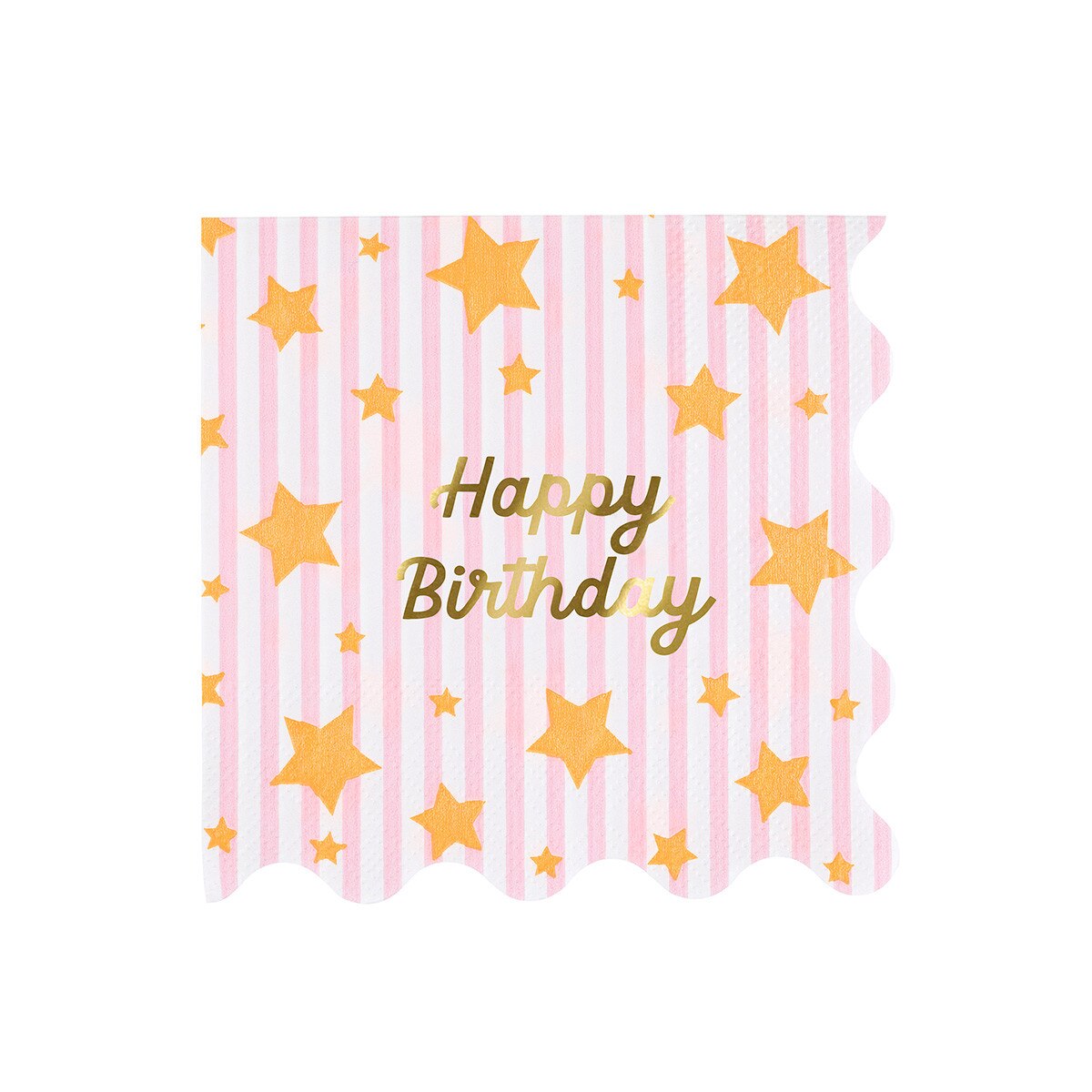 Bright Star Happy Birthday Large Napkins (x 16)