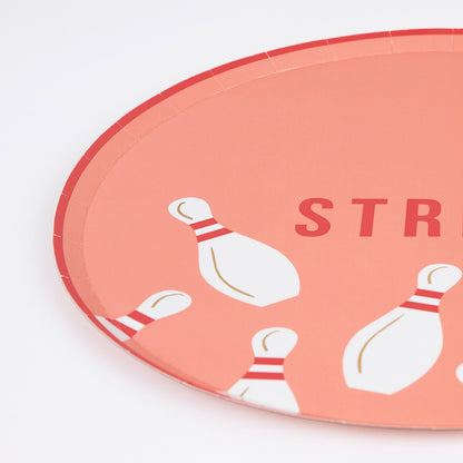 Bowling Dinner Plates (x 8)