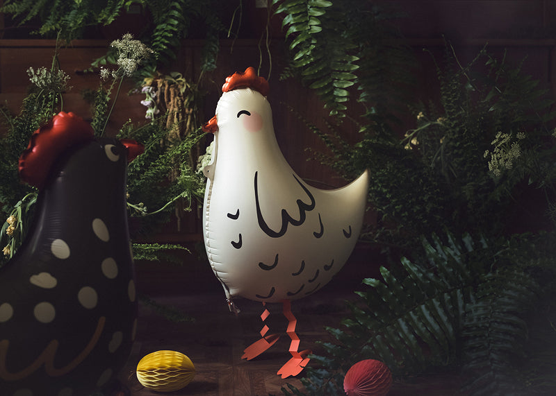 Foil balloon Hen, 48x60 cm, mix