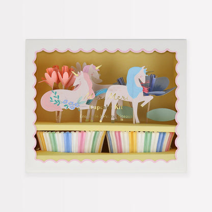 Meadow Unicorns Cupcake Kit (x 24 toppers)