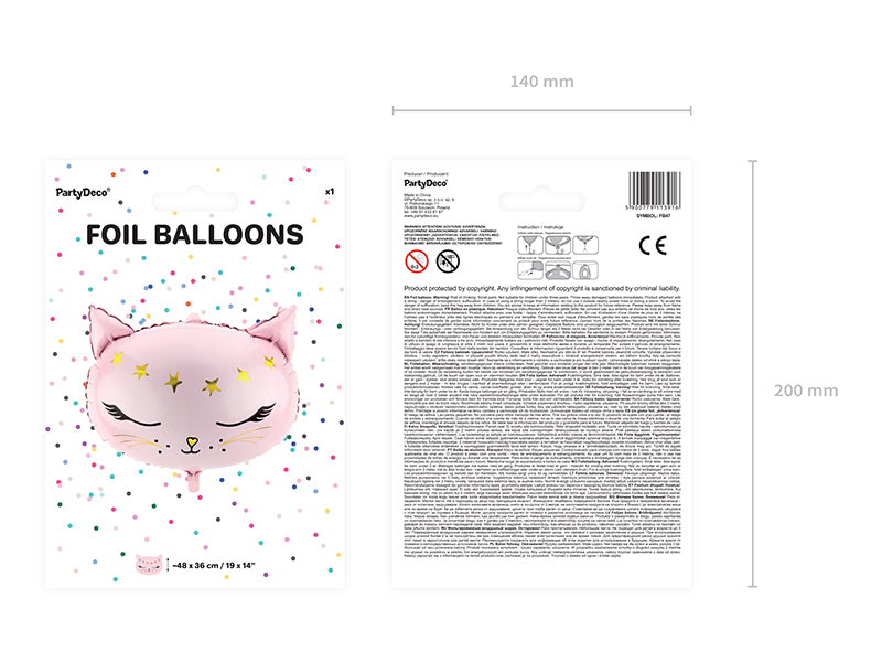 Foil Balloon Cat