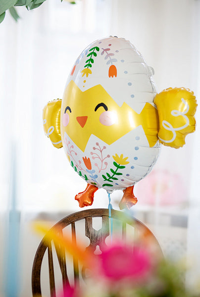 Foil balloon Chick, 78.5x64.5cm, mix