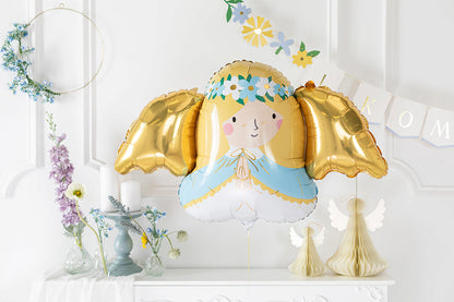Foil balloon Angel,103x58 cm, mix