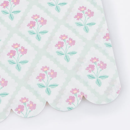 Bloomsbury Floral Pattern Guest Towels (x 16)