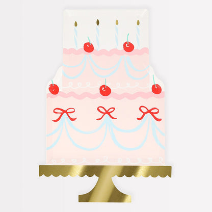 Fancy Cake Plates (x 8)