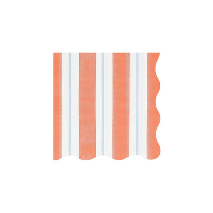 Preppy Stripe Small Napkins (x 16)