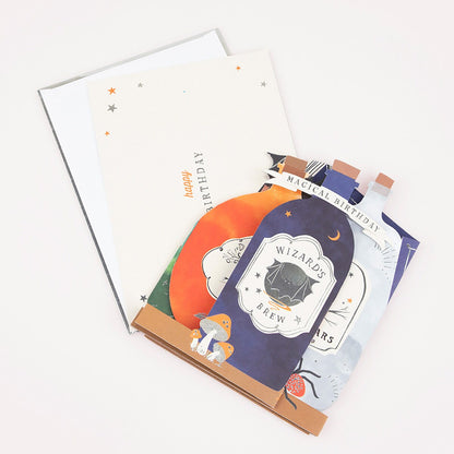 Potion Bottles Birthday Card