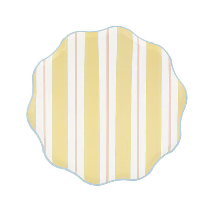 Preppy Stripe Side Plates (x 8)