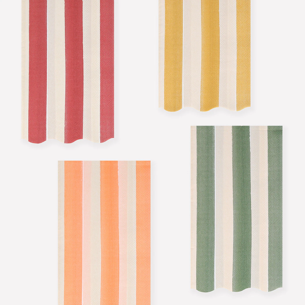 Fall Stripe Guest Towels (x 16)