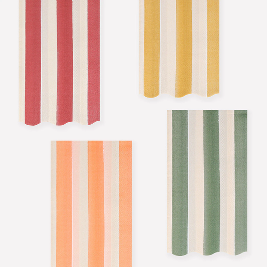Fall Stripe Guest Towels (x 16)