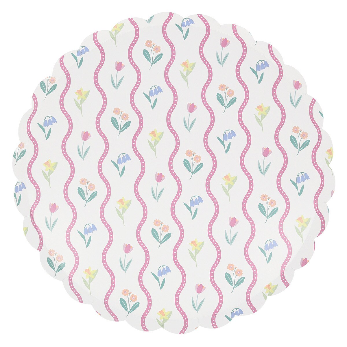 Bloomsbury Floral Pattern Dinner Plates (x 8)