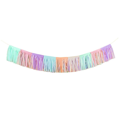 Pastel Fringe Garland