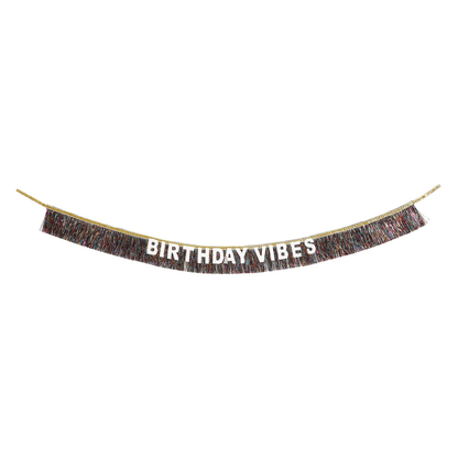 Birthday Vibes Forever Glitter Sash