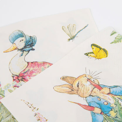 Peter Rabbit™ In The Garden Large Napkins (x 16)