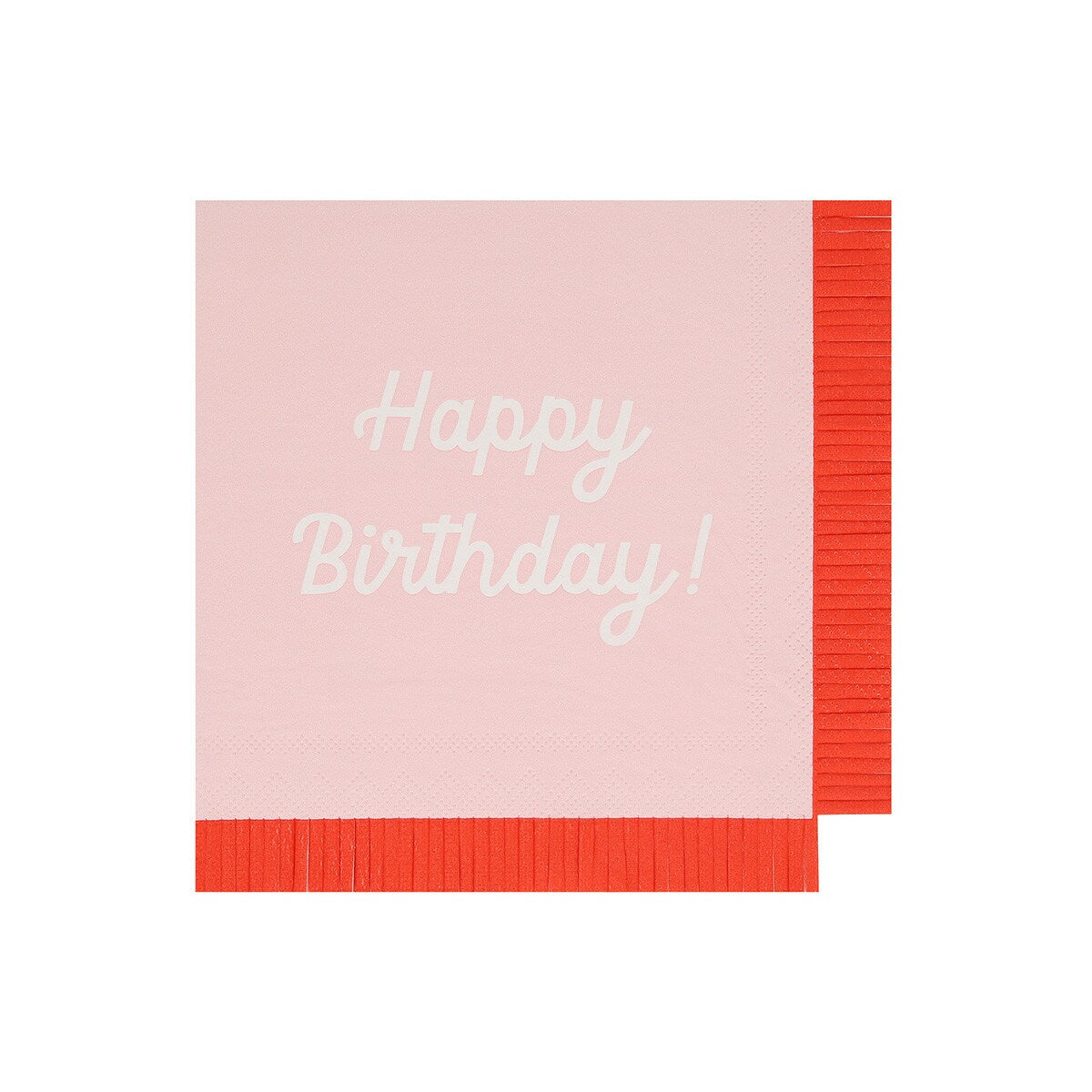Mixed Happy Birthday Large Napkins (x 16)