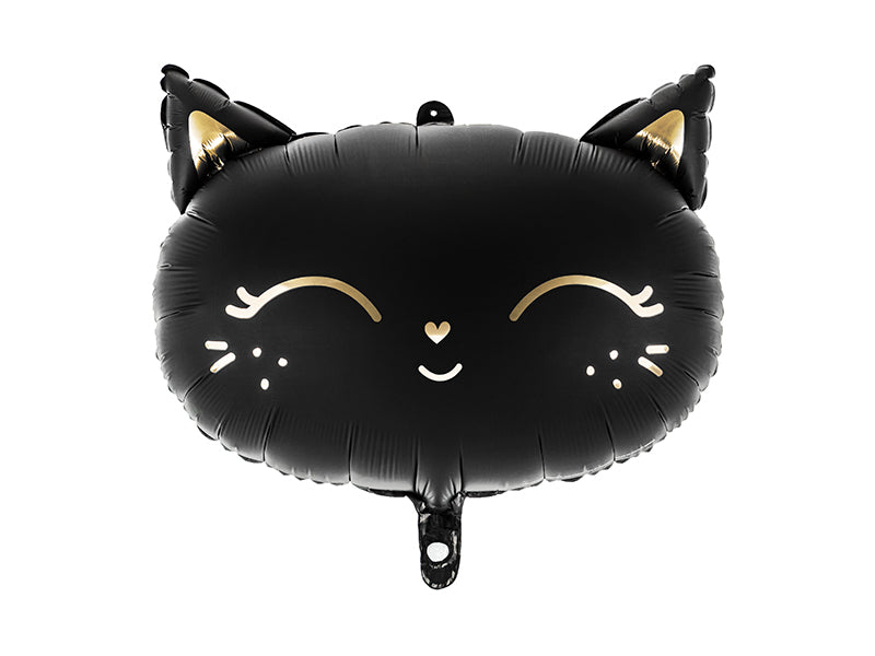 Foil Balloon Cat, Black
