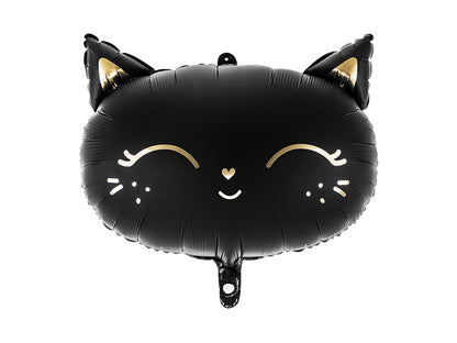 Foil Balloon Cat, Black