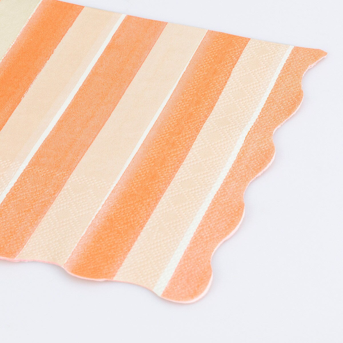 Fall Stripe Large Napkins (x 16)