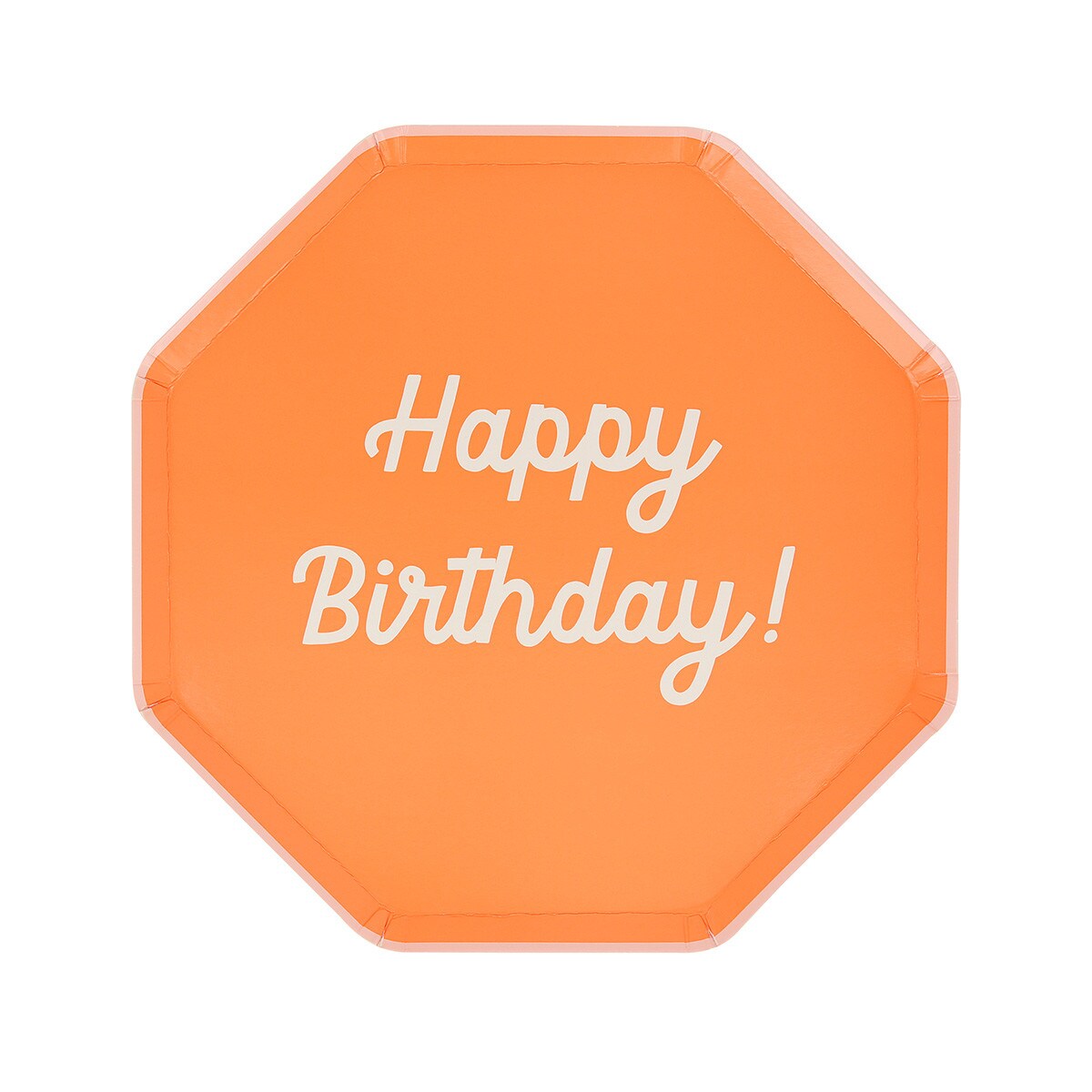 Mixed Happy Birthday Side Plates (x 8)
