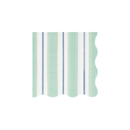 Preppy Stripe Small Napkins (x 16)