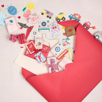 Truck Kids Valentine's Card Set (x 24)