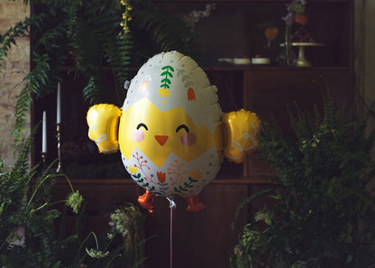 Foil balloon Chick, 78.5x64.5cm, mix