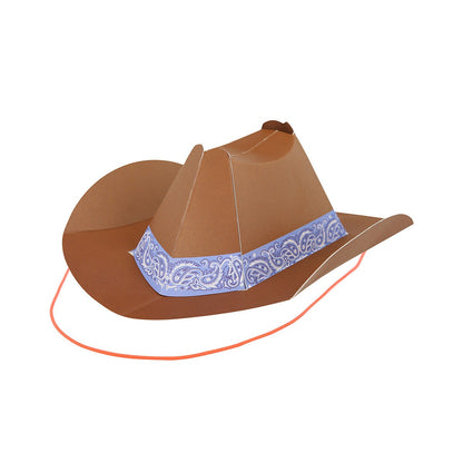 Western Mini Party Hats (x 8)