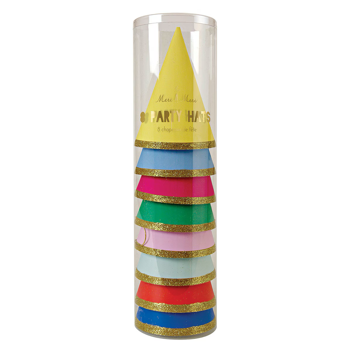 Multicolor Party Hats (set of 8)