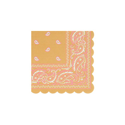 Western Bandana Small Napkins (x 16)