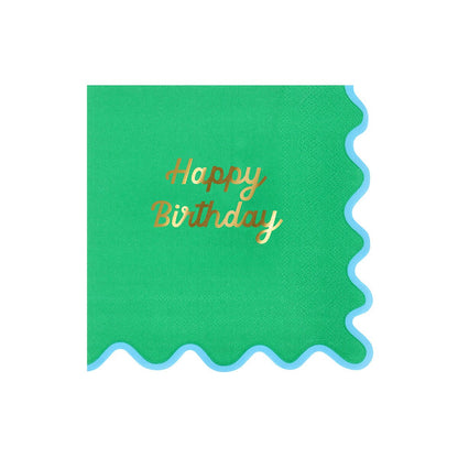 Wiggle Edge Large Napkins (x 16)