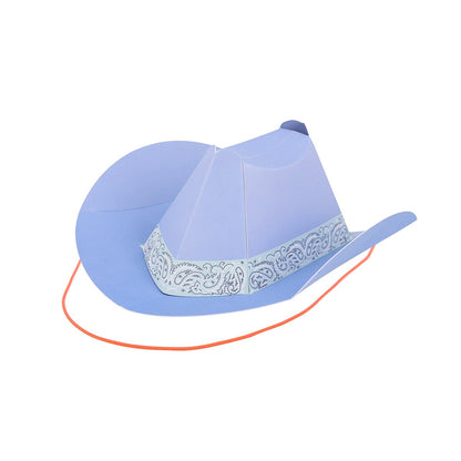 Western Mini Party Hats (x 8)