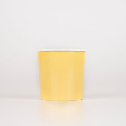 Lemon Sherbet Tumbler Cups (x 8)