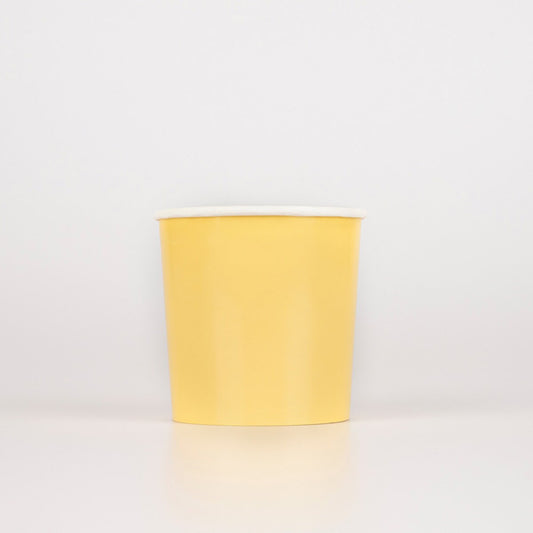 Lemon Sherbet Tumbler Cups (x 8)