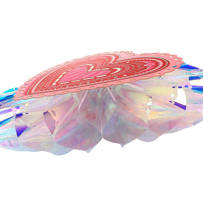 Decorative Valentine's Hearts Pack - Table & Hanging Decor (set of 6)