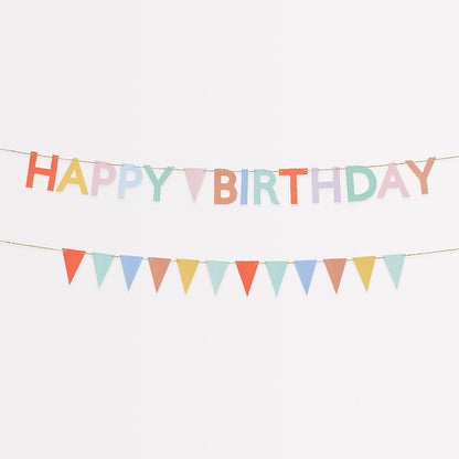 Happy Birthday Mini Matchbox Garlands (x 2)