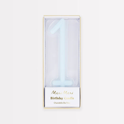 Slim Number Candle