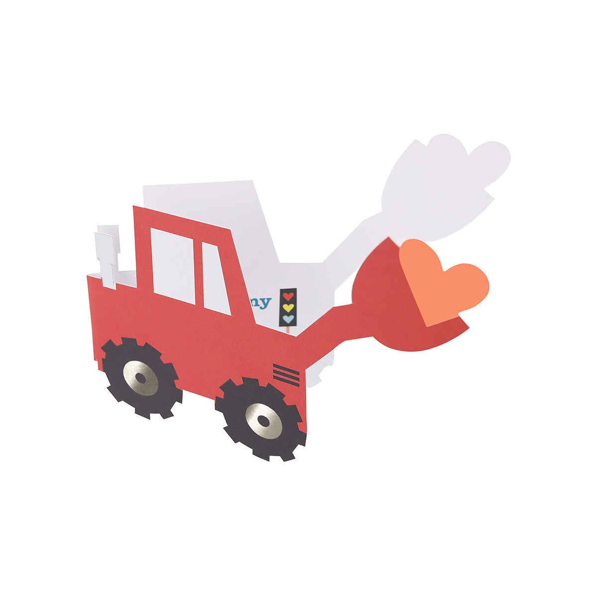 Truck Kids Valentine's Card Set (x 24)