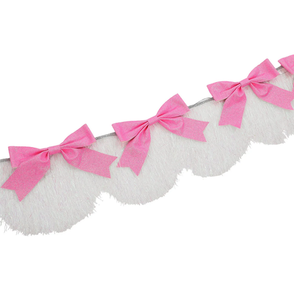 Glitter Bows & Fringe Reusable Party Garland