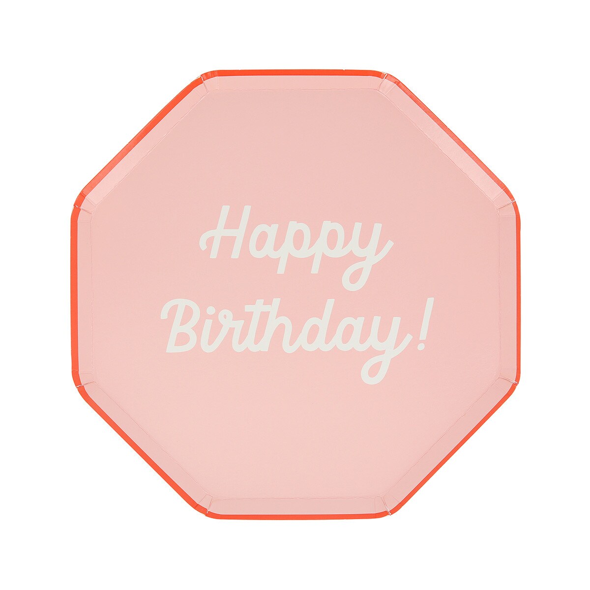 Mixed Happy Birthday Side Plates (x 8)