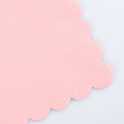 Cotton Candy Pink Large Napkins (x 16)