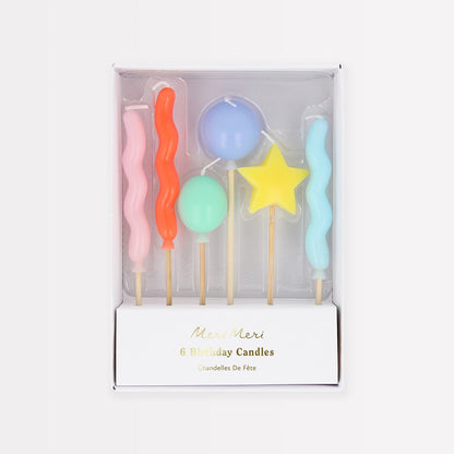Balloon Candles (x 6)