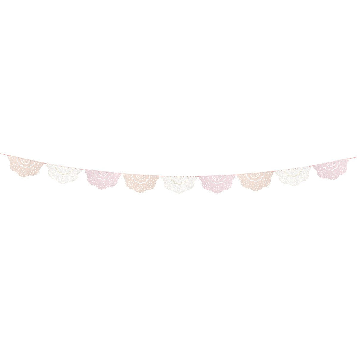 Broderie Anglaise Lace Multi Pennant Garland