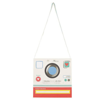 Instant Camera Kids Valentine's Cards & Stickers Set (x 24)