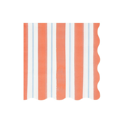 Preppy Stripe Large Napkins (x 16)
