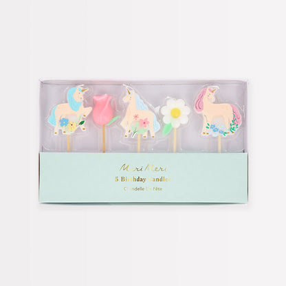 Meadow Unicorns Candles (x 5)