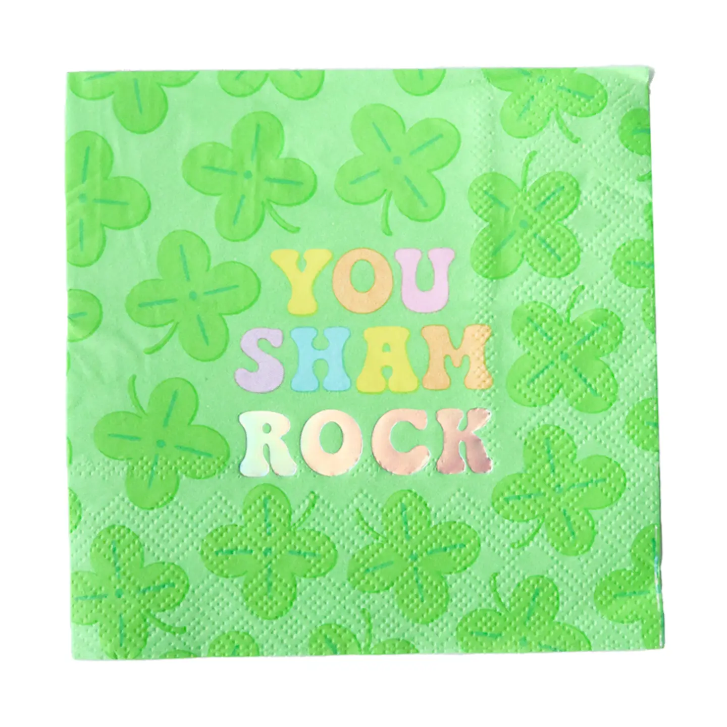 Lucky Me You Sham Rock Petite Napkines