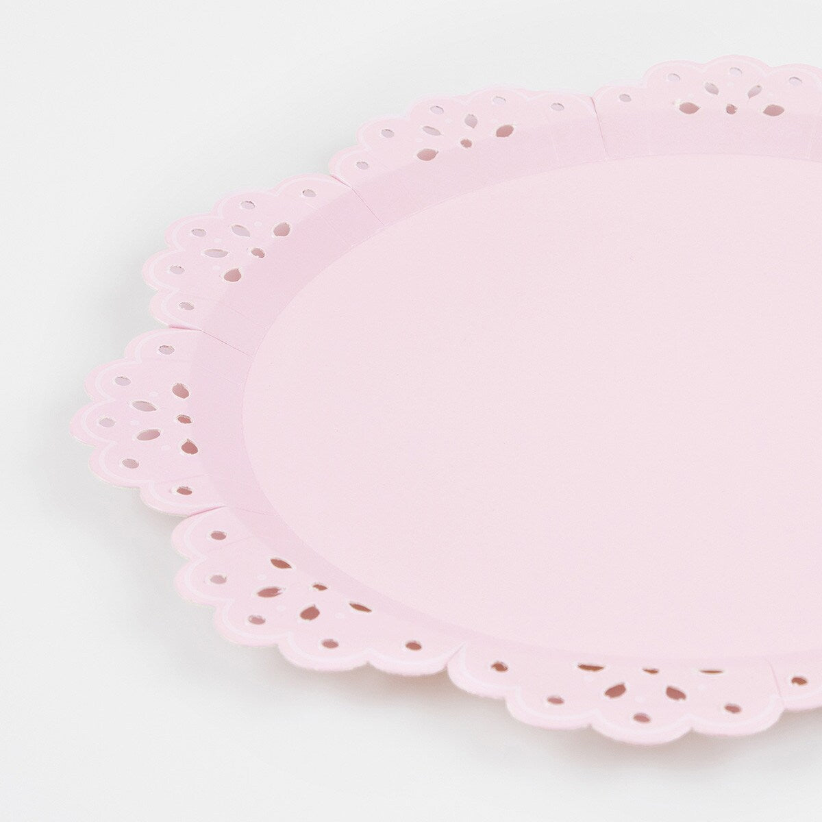 Broderie Anglaise Lace Multi Side Plates (x 8)