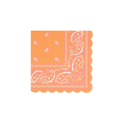 Western Bandana Small Napkins (x 16)
