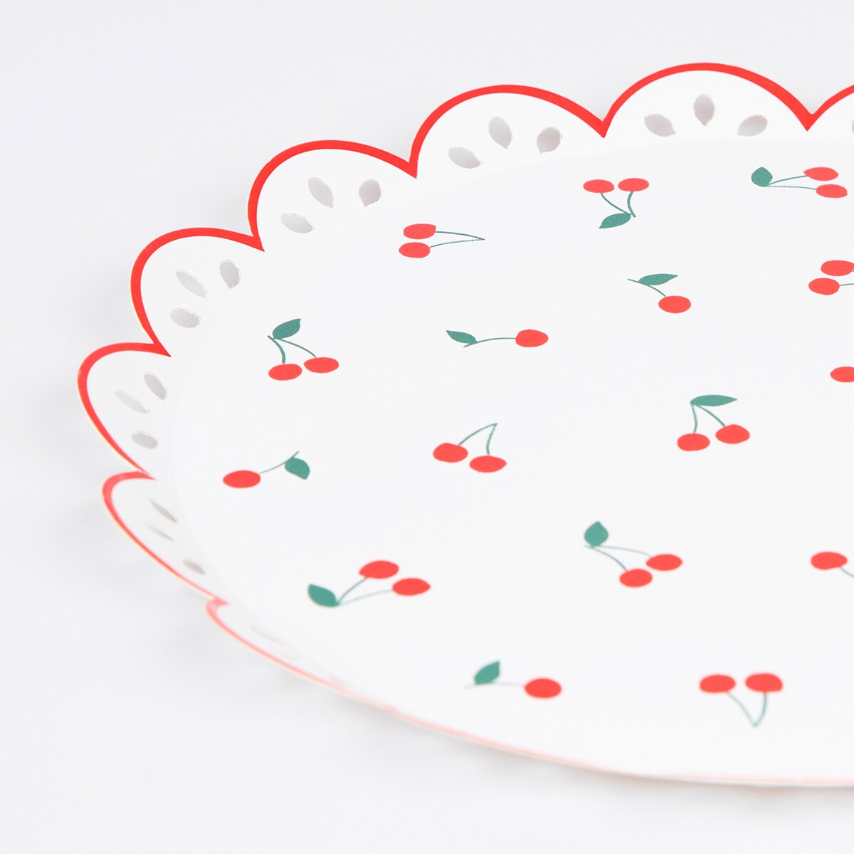 Cherry Pattern Side Plates (x 8)