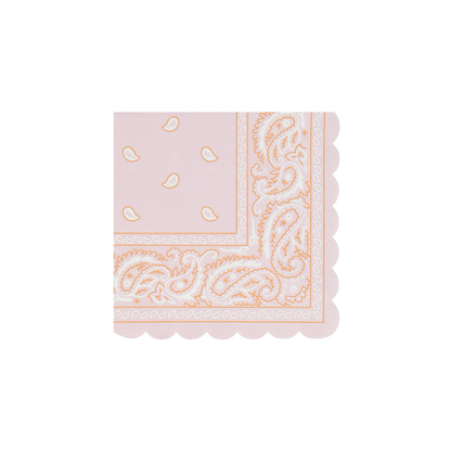 Western Bandana Small Napkins (x 16)